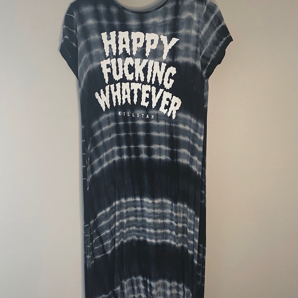 Happy Fucking Whatever Killstar Long Tee